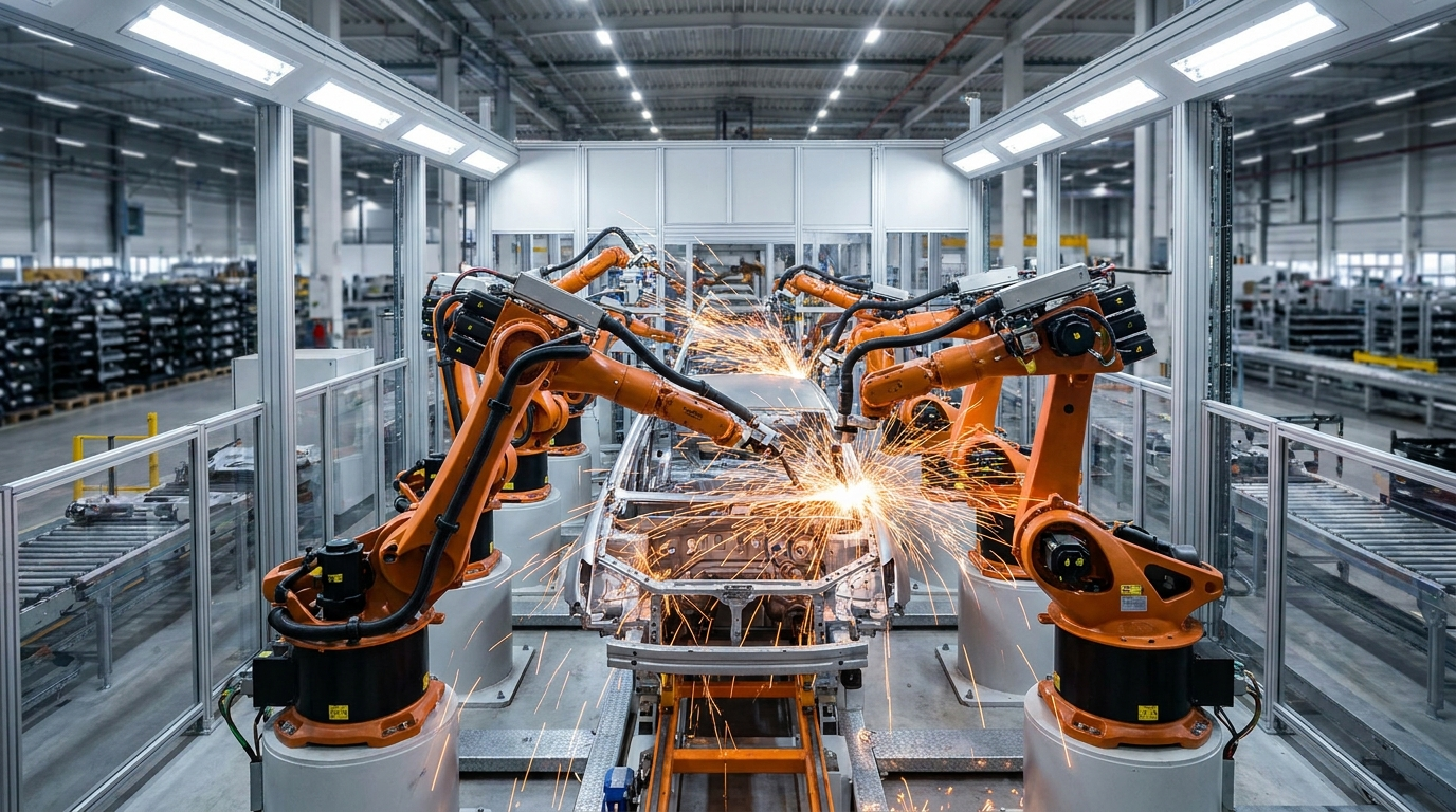 Industrial robotic automation cell — Integrity Staffing Group