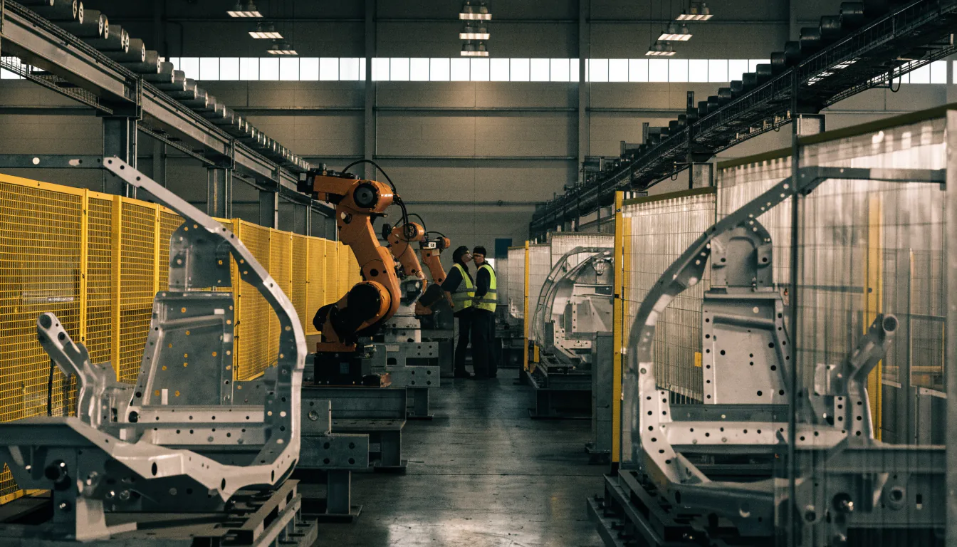 Automotive plant floor with body-in-white subassembly line — Integrity Staffing Group