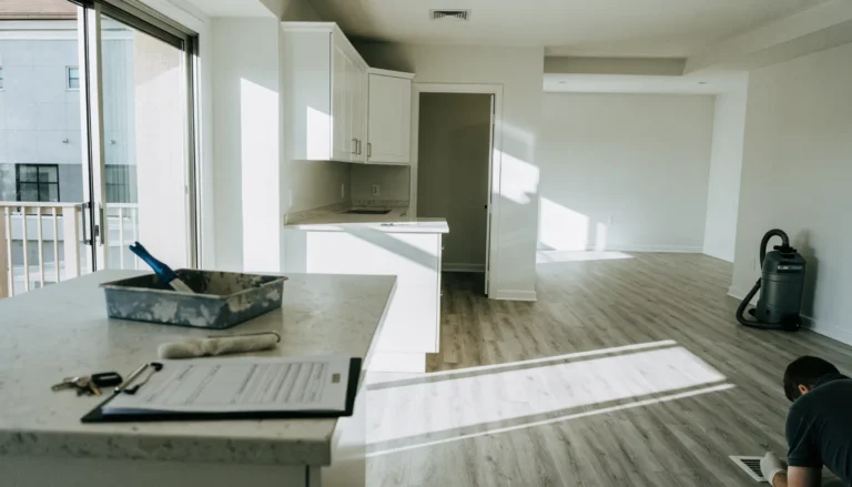 Freshly turned vacant apartment unit ready for a new resident — Integrity Staffing Group